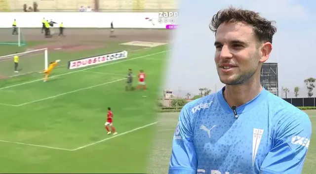 Saravia se lanzó se forma espectacular para salvar a Alianza del gol de Menossi.