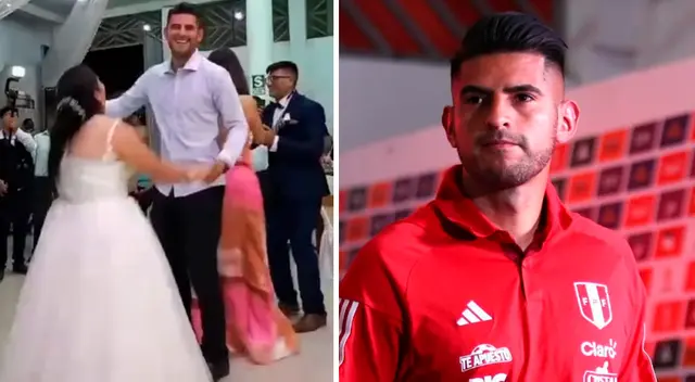 Carlos Zambrano fue captado bailando huayno en matrimoni