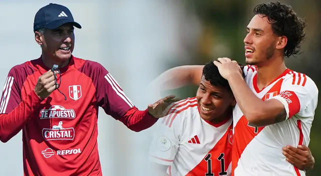 Chemo del Solar y el imponente once de Perú ante Argentina por la Sub-23