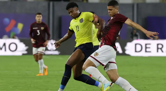 Ecuador y Venezuela jugaron en el Estadio Nacional Brígido Iriarte.