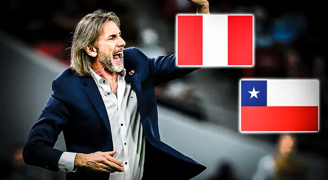 Ricardo Gareca se estrenaría como DT de Chile en un duelo oficial ante Perú.