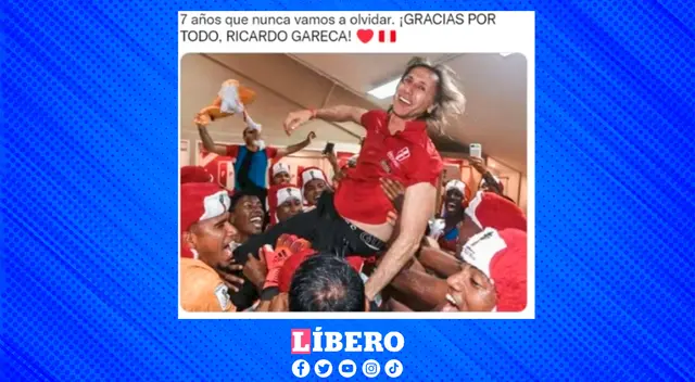 Hinchas agradecen a Ricardo Gareca por los años que fue DT de la selección peruana.