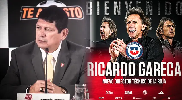 Lozano habló sobre el anuncio de Gareca como nuevo DT de Chile.