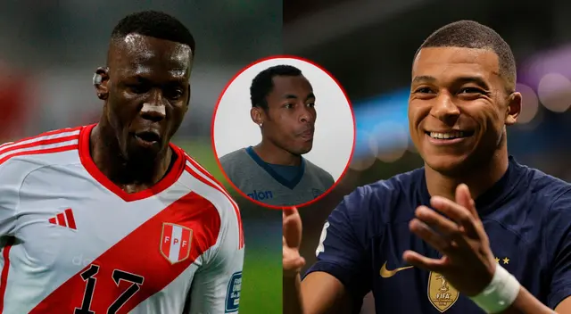 Percy Olivares dejó en claro que era más rápido que Luis Advíncula y Kylian Mbappé.