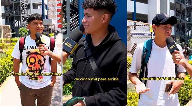 Un grupo de estudiantes revelaron cuánto dinero esperan ganar al culminar sus estudios.