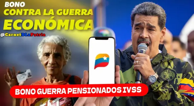 El Bono Guerra Pensionados IVSS de febrero llegará al Sistema Patria.