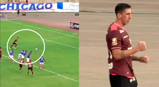 Diego Dorregaray puso el 1-0 para Universitario. Diego Dorregaray puso el 1-0 para Universitario.