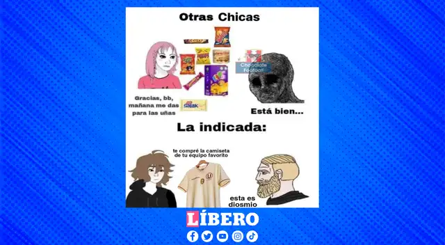 Las jocosas imágenes por la goleada 'crema' se hicieron virales en redes.