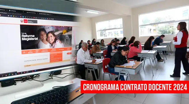 Cronograma OFICIAL del Contrato Docente 2024 en el Perú, según Minedu. Cronograma OFICIAL del Contrato Docente 2024 en el Perú, según Minedu.