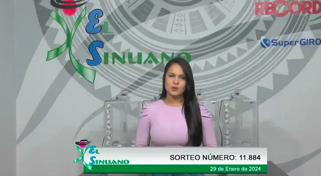 Verifica los resultados del Sinuano NOCHE, 29 de enero del 2024.