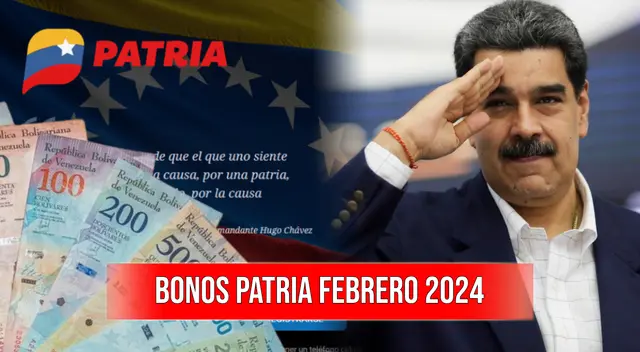 Conoce cuáles son los Bonos de la Patria que se estarán entregando durante febrero en Venezuela.