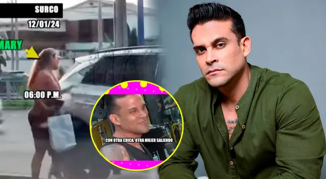 Mira cómo reaccionó Christian Domínguez ante la supuesta infidelidad a su pareja Pamela López.