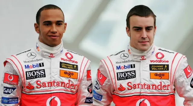 Lewis Hamilton y Fernando Alonso