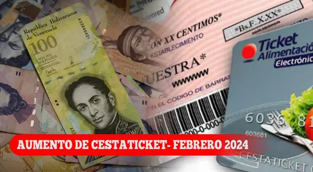 Nicolás Maduro anunció un aumento en el Cestaticket de febrero. Nicolás Maduro anunció un aumento en el Cestaticket de febrero.