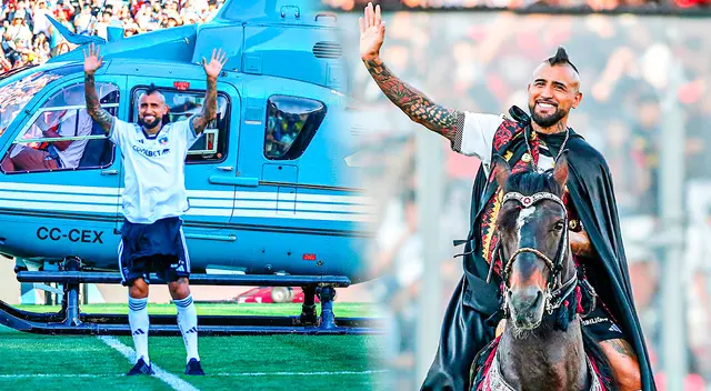 Colo Colo presentó a Arturo Vidal de una forma extraordinaria Colo Colo presentó a Arturo Vidal de una forma extraordinaria