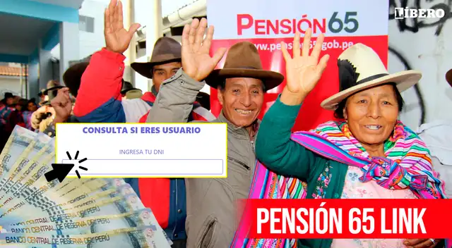 Te compartimos el LINK oficial con DNI para que consulte si es beneficiario de Pensión 65. Te compartimos el LINK oficial con DNI para que consulte si es beneficiario de Pensión 65.