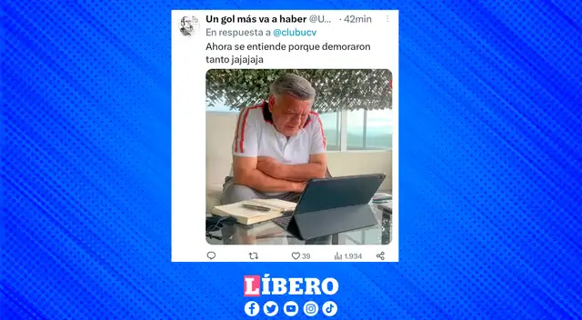 César Acuna es meme tras la confirmación de fichaje de Paolo Guerrero.