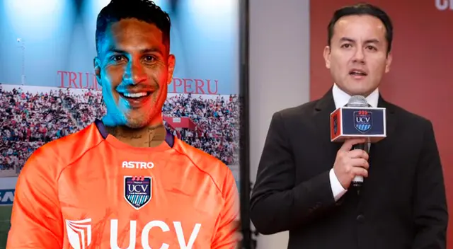 Richard Acuña, presidente de la UCV, se refirió a la llegada de Paolo Guerrero.