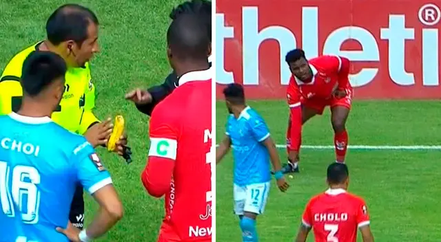 Hinchas de ADT arrojaron un plátano cerca a Aldair Rodríguez. Hinchas de ADT arrojaron un plátano cerca a Aldair Rodríguez.