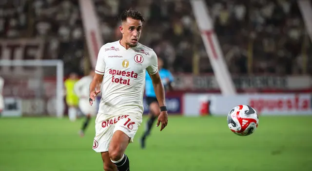 Martín Pérez Guedes llegó al cuadro crema a finales del 2022, procedente de Melgar. Foto: Universitario