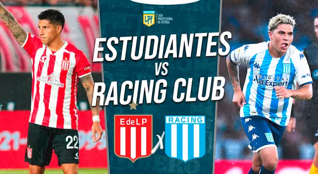 El último encuentro entre ambos fue triunfoClub para Racing por 2-1. Foto: Composición Líbero/Estudiantes/Racing