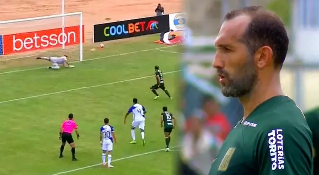Hernán Barcos sigue sin anotar en la Liga 1 2024 tras fallar penal. Hernán Barcos sigue sin anotar en la Liga 1 2024 tras fallar penal.