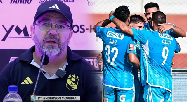 Enderson Moreira totalmente rendido ante futbolista de Sporting Cristal tras triunfo ante Sport Boys