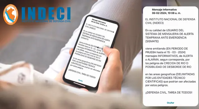 Conoce el sistema de alertas creado por Indeci en smartphones Android y iPhone.