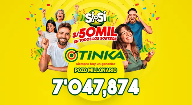 Sorteo completo de La Tinka, miércoles 7 de febrero
