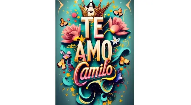 Descarga tu diseño personalizado para dedica un 'te amo'