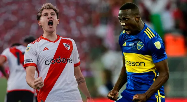 El último River vs. Boca terminó con triunfo 2-0 para los millonarios. Foto: Composición Líbero/River Plate/Boca Juniors