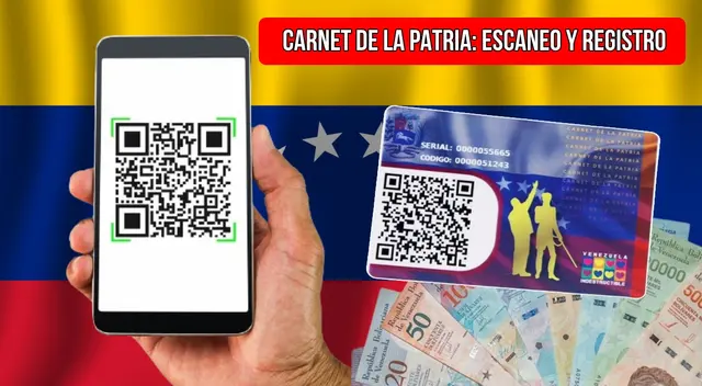 Paso para escanear y registrarse en Carnet de la Patria para recibir los bonos. Paso para escanear y registrarse en Carnet de la Patria para recibir los bonos.