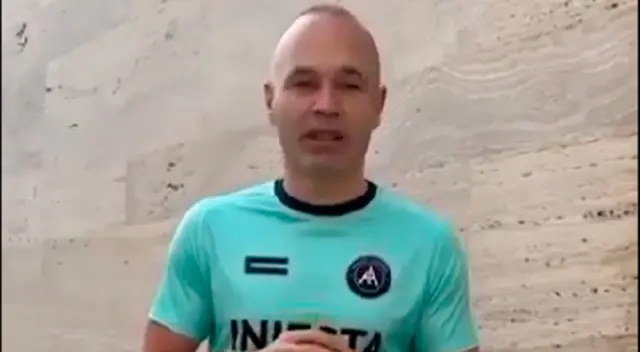 Andrés Iniesta informó la apertura de su academia en Perú