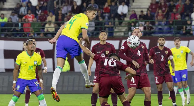 Venezuela y Brasil chocaron por el Preolímpico 2024.