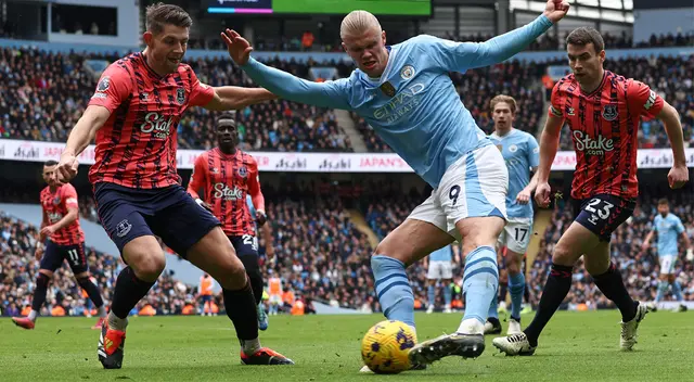 Manchester City vs Everton por la Premier League.