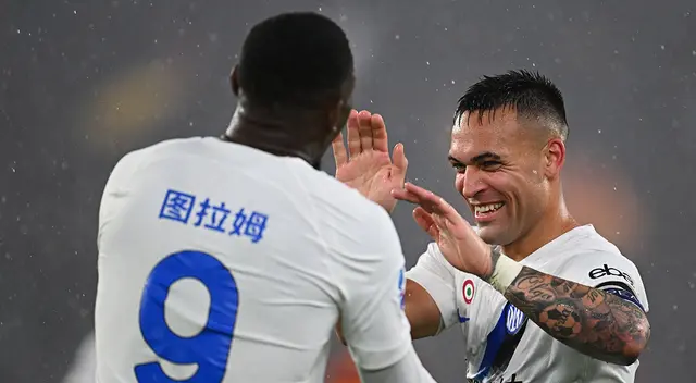 Inter superó a Roma por 4-2 en el Estadio Olímpico por la Serie A.