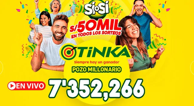 Conoce hasta qué hora se puede jugar La Tinka para intentar ganar el pozo millonario.