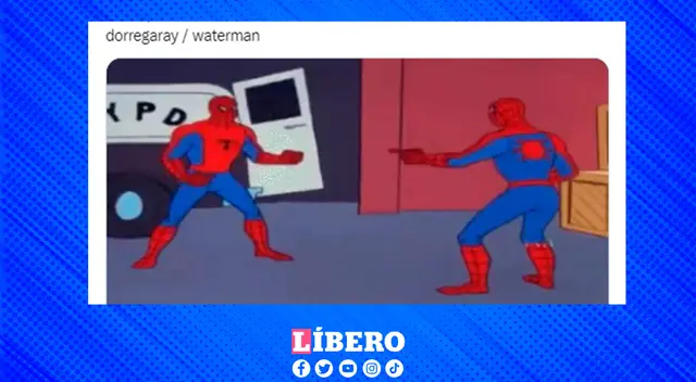 Hinchas compararon la mala fortuna que tuvieron Waterman y Dorregaray de cara al arco.
