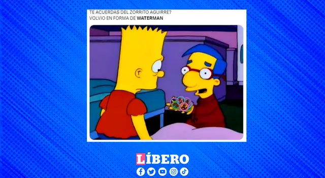 Waterman fue comparado con el 'Zorrito' Aguirre por su mala fortuna frente al arco.