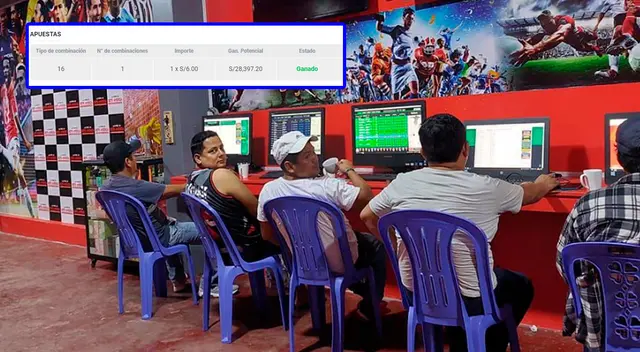 Un apostador peruano se llevó más de 28 mil soles tras apostar 6 por su equipo favorito. Un apostador peruano se llevó más de 28 mil soles tras apostar 6 por su equipo favorito.