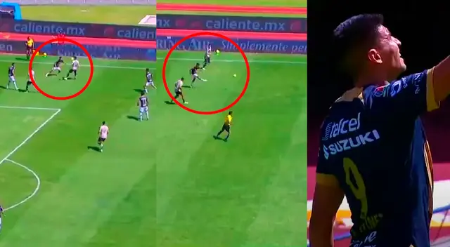 Piero Quispe puso un sorprendente pase para el gol de Memo Martínez.
