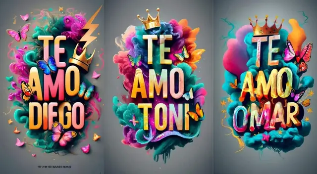 También puedes optar por mensajes de "Te amo" personalizados.