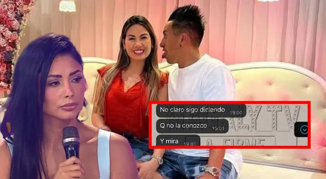 Cueva negaba por completo a Pamela Franco con su esposa