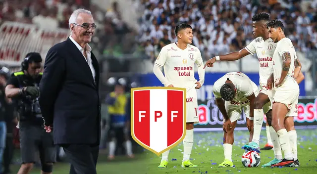 Jorge Fossati salió campeón con Universitario en 2023. Foto: Composición Líbero/Universitario/Selección peruana