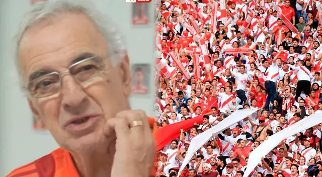 Jorge Fossati se dirigió a los hinchas de la selección peruana.