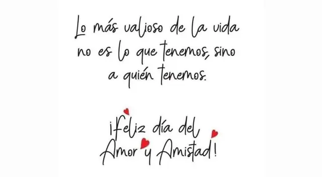 Descarga esta frase de amor y amistad para dedicar en San Valentín.