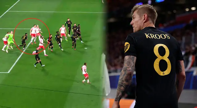 Toni Kross jugó todo el partido ante RB Leipzig. Foto: Composición Líbero/ESPN/Real Madrid