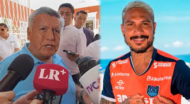 César Acuña comentó que el club será flexible con el delantero. Foto: Composición Líbero/César Vallejo