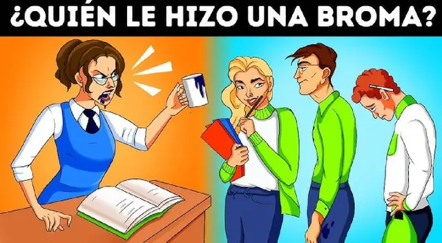 Revisa los detalles y analiza quién pudo ser el bromista en el acertijo