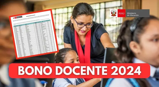 El Minedu entregará el Bono de Atracción Docente este 2024. ¿Eres beneficiario?